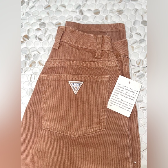Women’s brown Guess (original fit) Narrow Leg high-waisted jeans size 24 - Picture 3 of 7